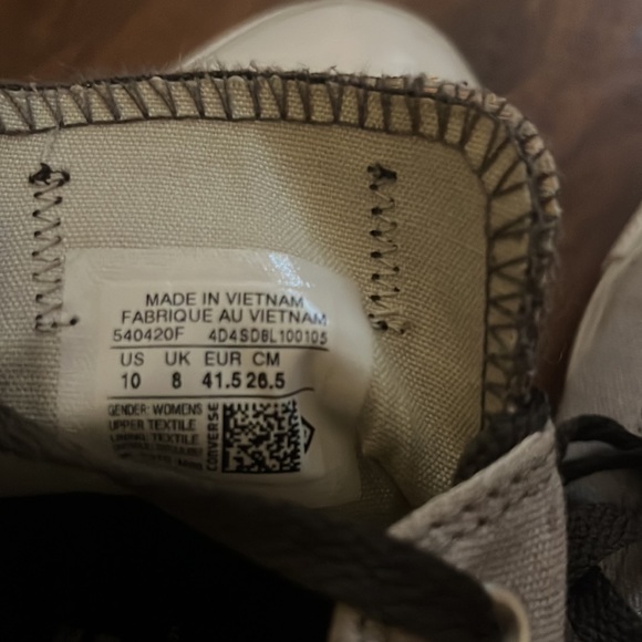 Converse all Star Women Size 10w Brown Low Top Fabric 540420f - Picture 7 of 16